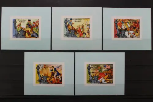 Niger, MiNr. 514-518 B, Einzelblöcke, postfrisch - 211940