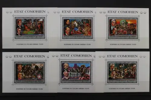 Komoren, MiNr. Block 12-17 A, postfrisch - 212041