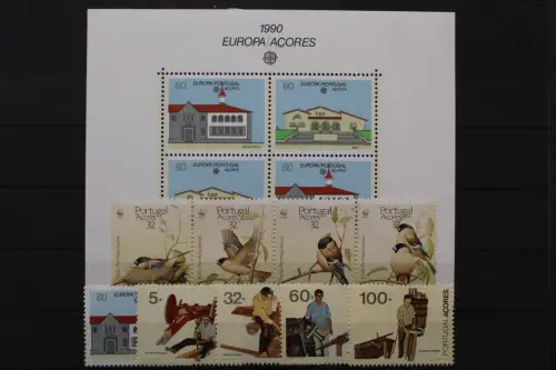 Azoren, MiNr. 405-414, Jahrgang 1990, postfrisch - 212275