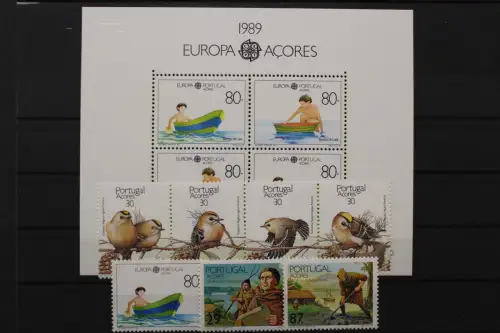 Azoren, MiNr. 397-404, Jahrgang 1989, postfrisch - 212276