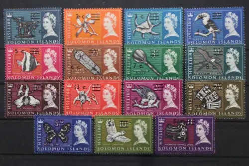Salomoninseln, MiNr. 136-153, ohne 145, 147 und 150, postfrisch - 212936