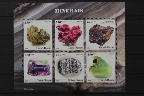 Guinea-Bissau, MiNr. 10994-10999 Kleinbogen, postfrisch - 213797