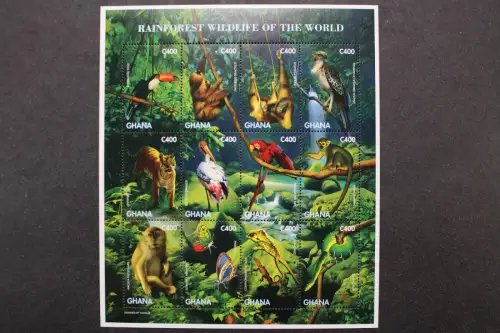 Ghana, MiNr. 2332-2343 ZD-Bogen, postfrisch - 213039