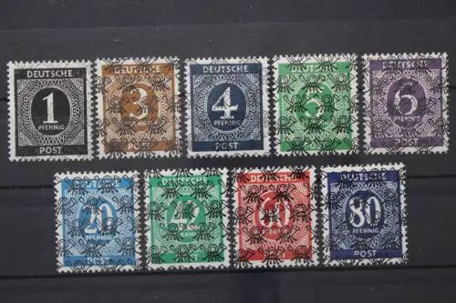 Bizone, MiNr. I-IX / II, postfrisch, BPP Fotoattest - 213516