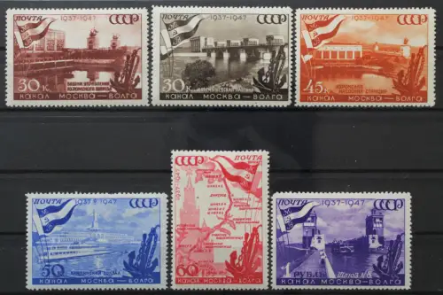 Sowjetunion, MiNr. 1131-1136, Falz - 214094