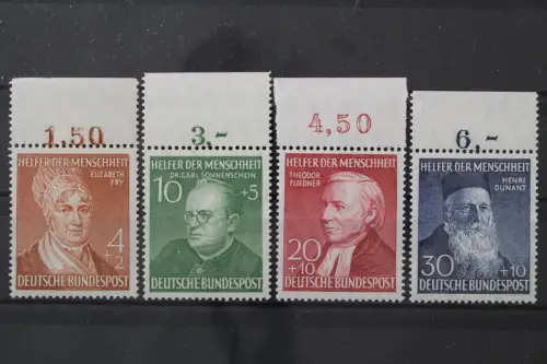 Deutschland (BRD), MiNr. 156-159 Oberrand, postfrisch - 214528