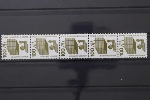 Berlin, MiNr. 410 R Fünferstreifen, ZN 225, postfrisch - 213869