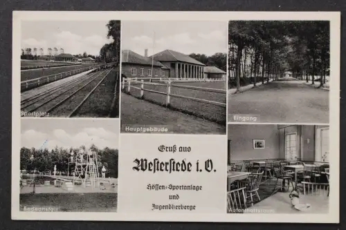 Westerstede, Hössen-Sportanlage u. Jugendherberge, Badeanstalt - 425319