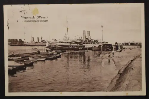 Bremen-Vegesack, Weser, Dampfschiffanleger - 425137