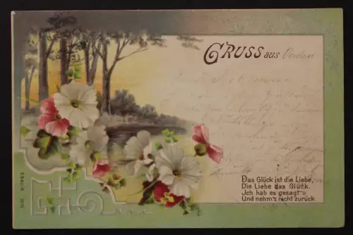 Grusskarte mit Vers - 425142