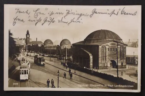 Hamburg, Elbtunnel und St. Pauli Landungsbrücken - 425358