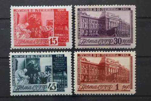 Sowjetunion, MiNr. 821-824, Falz - 214134