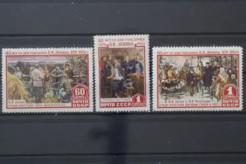Sowjetunion, MiNr. 1756-1758, Falz - 214504