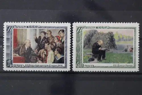 Sowjetunion, MiNr. 1044-1045, Falz - 214521