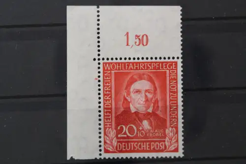 Deutschland (BRD), MiNr. 119 Ecke links oben, dgz, postfrisch - 214530