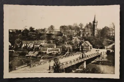 Zwickau, Paradiesbrücke mit Ebertschlösschen - 425404