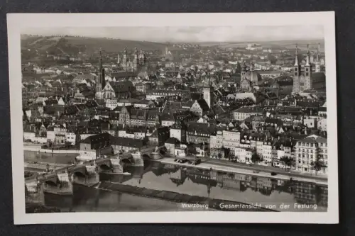 Würzburg, Gesamtansicht von der Festung - 425327