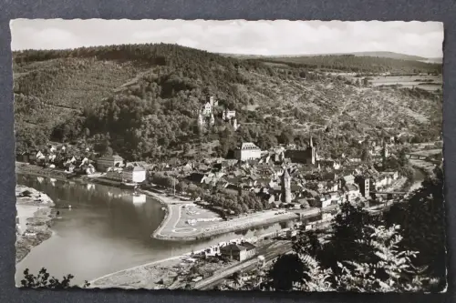 Wertheim, Blick auf den Ort mit Taubermündung in den Main - 425425