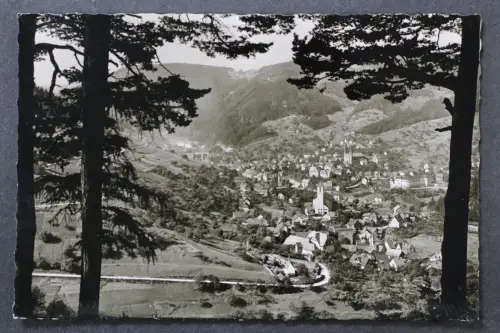 Gausbach OT v. Forbach, im Murgtal, Blick zum Ort - 425462