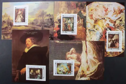 Niger, MiNr. 607-611 Blöcke, postfrisch - 216018