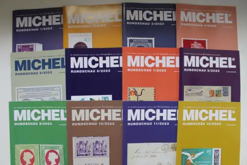 Michel Rundschau 2023, 12 Hefte (1-12) - 902075