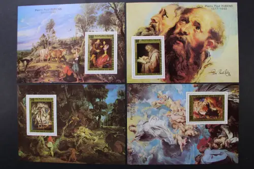 Kongo (Brazzaville), MiNr. 606-609 Blöcke, postfrisch - 216023