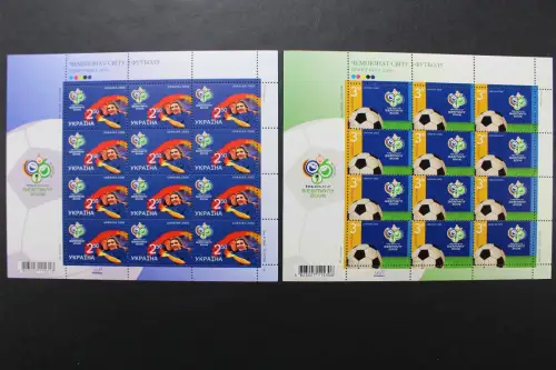 Ukraine, MiNr. 789-790 Zwölferbogen, postfrisch - 216454