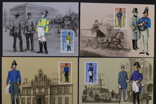 DDR, MiNr. 2997-3000, Maximumkarten - 216565