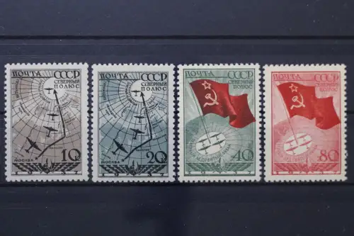 Sowjetunion, MiNr. 584-587, Falz - 217075