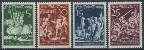 Danzig, MiNr. 302-305, postfrisch - 600501