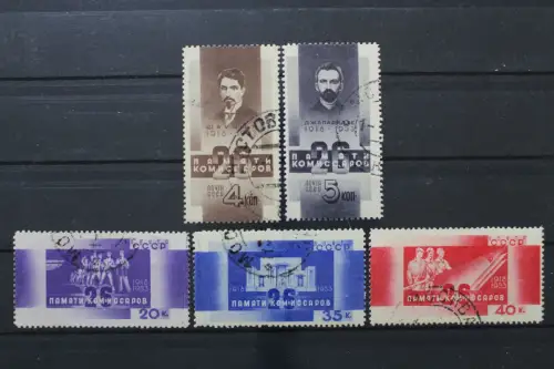 Sowjetunion, MiNr. 457-461, gestempelt - 217094