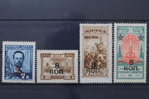 Sowjetunion, MiNr. 335-338, Falz - 217115