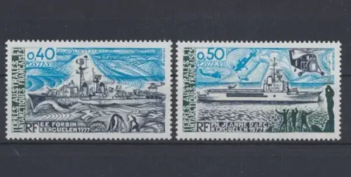 Franz. Gebiete i. d. Antarktis (T.A.A.F.), MiNr. 133-134, postfrisch - 62603