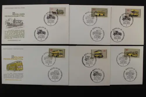 Berlin, MiNr. 446-451, FDC - 217224