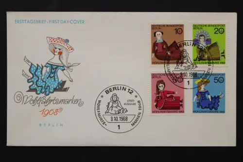Berlin, MiNr. 322-325, FDC - 217276