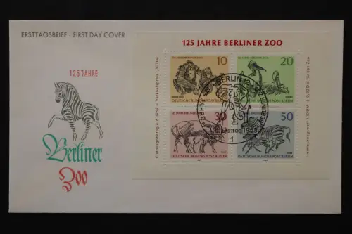 Berlin, MiNr. Block 2, FDC - 217277