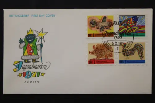 Berlin, MiNr. 386-389, FDC - 217282