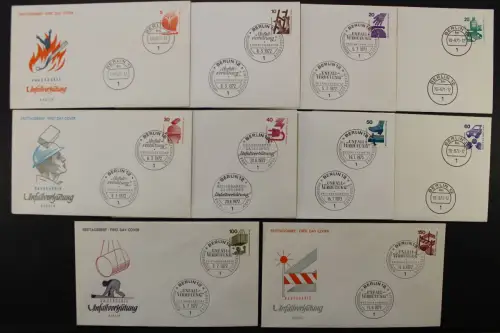 Berlin, MiNr. 402-411 A, FDC - 217269