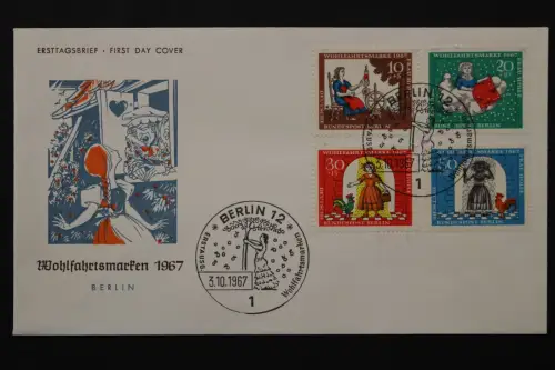 Berlin, MiNr. 310-313, FDC - 217295