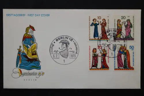 Berlin, MiNr. 354-357, FDC - 217280