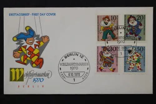 Berlin, MiNr. 373-376, FDC - 217281