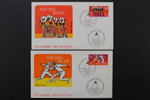 Berlin, MiNr. 567-568, FDC - 217290