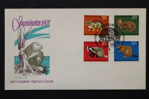 Berlin, MiNr. 316-319, FDC - 217274