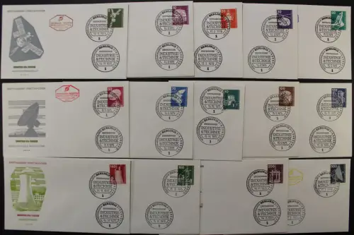 Berlin, MiNr. 494-507, FDC - 217267