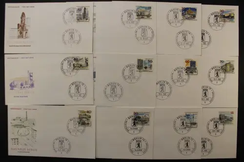 Berlin, MiNr. 254-265, FDC - 217300