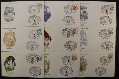 Berlin, MiNr. 532-540 A, FDC - 217310