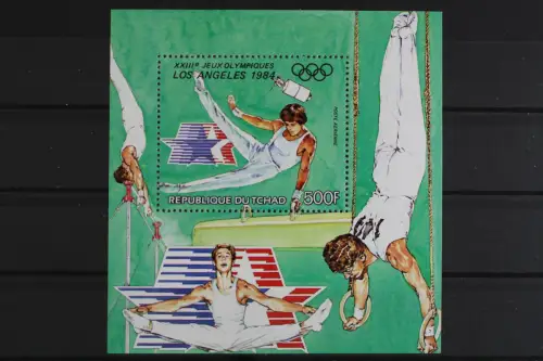 Tschad, Olympiade, MiNr. Block 178, postfrisch - 630094