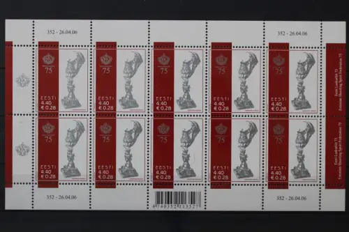 Estland, MiNr. 554 Kleinbogen, postfrisch - 217396