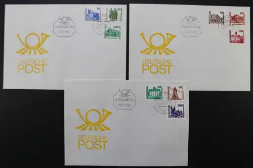 DDR, MiNr. 3344-3352, FDC - 217435