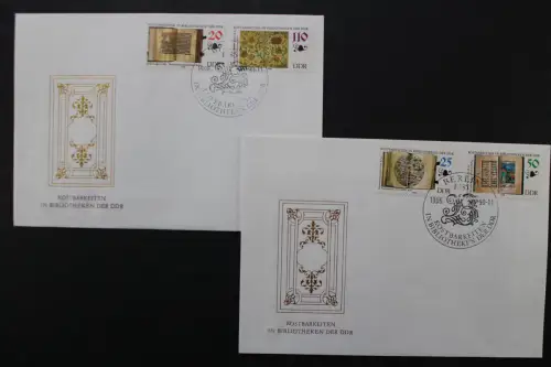 DDR, MiNr. 3340-3343, FDC - 217436